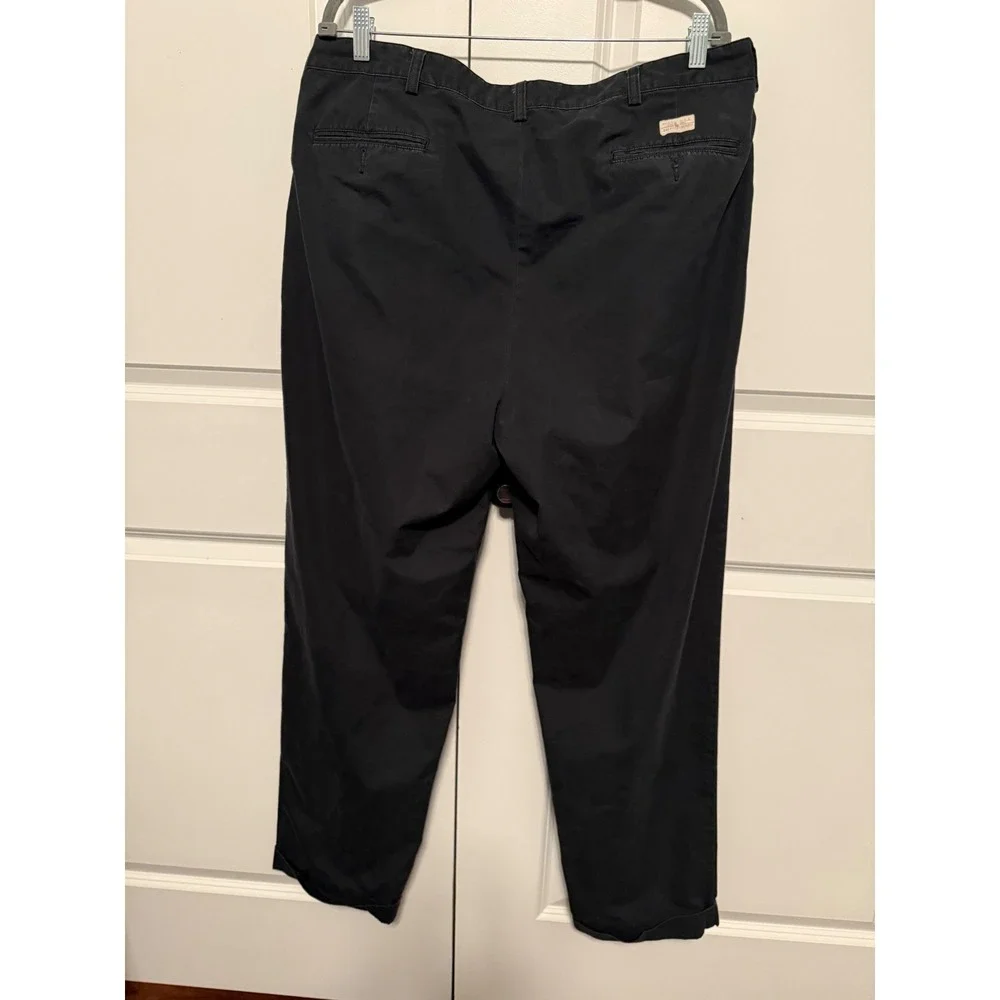 Vintage Polo by Ralph Lauren Hammond  Pants Cotton Pleated Chino Pants 40 x 32‎